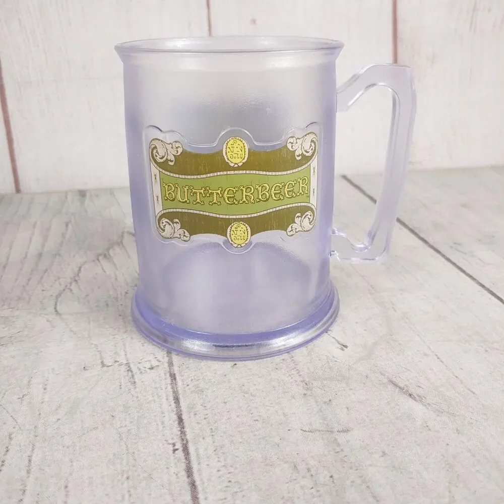 Universal Studios Harry Potter Butterbeer Mug Souvenir Cup Purple Tint USED